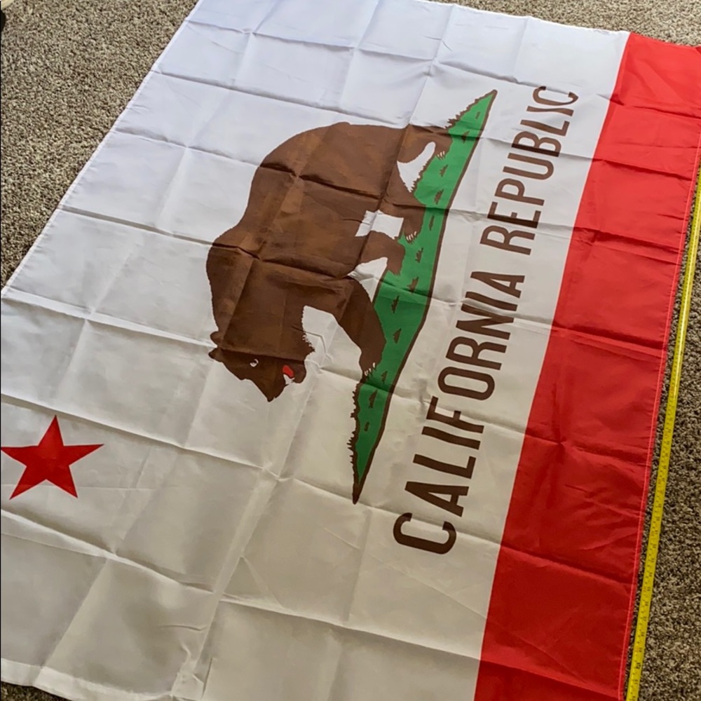 SOLD Large California Republic Flag